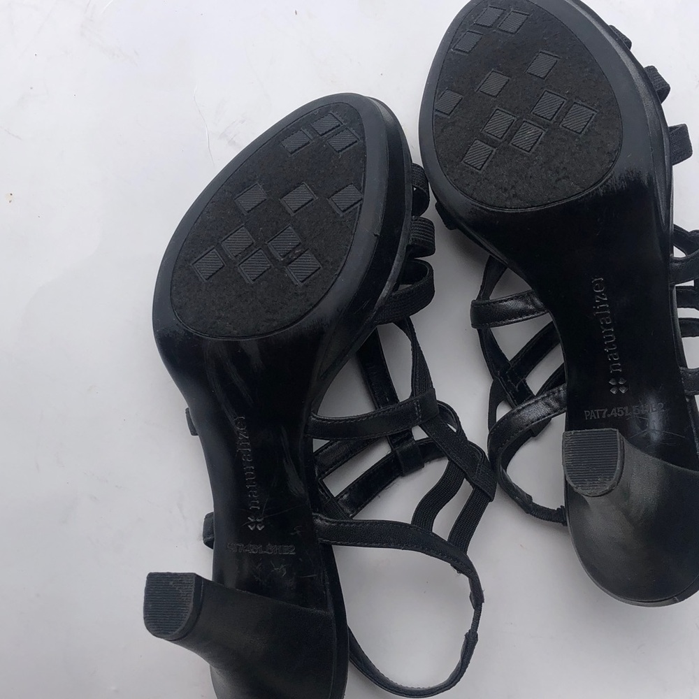 Naturalizer Black Strappy 4” Heel Darcy Dress Sandal, Size 8.5 - Picture 8 of 13